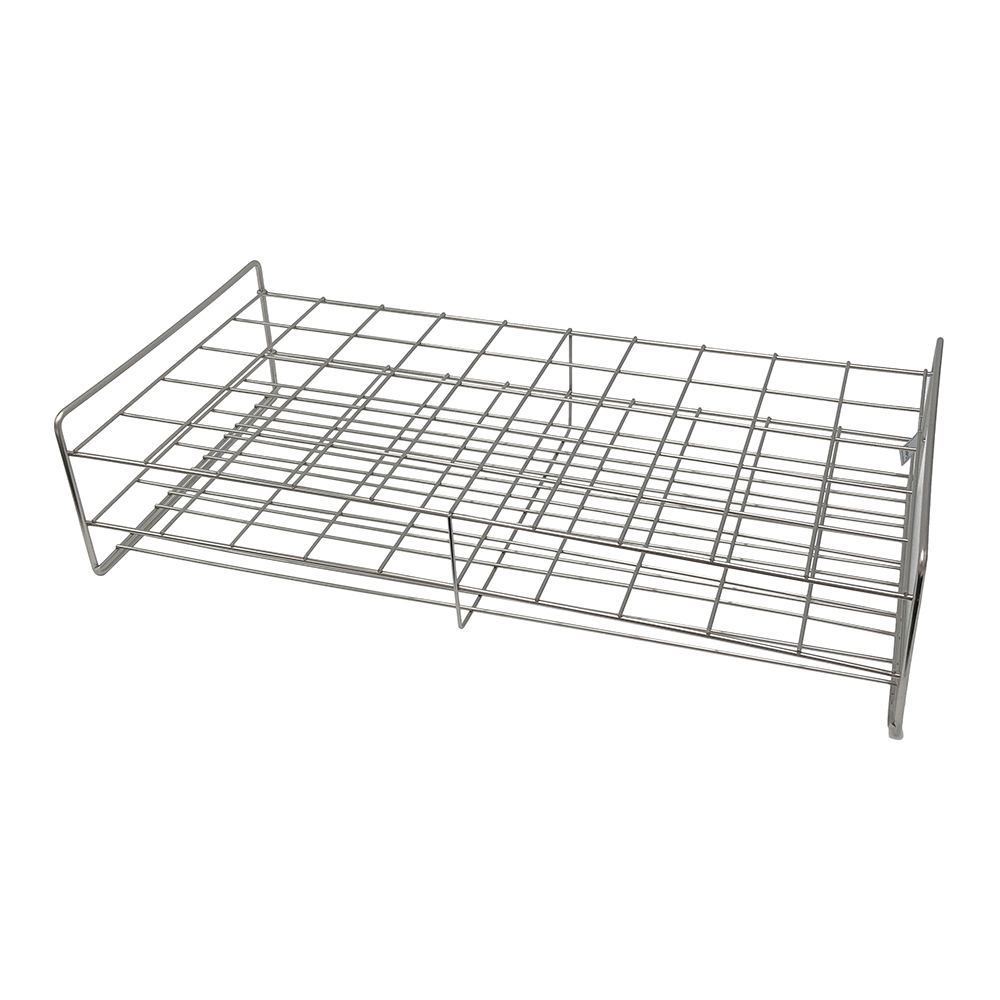 ステンレス試験管立 配列：5×10 サイズ：□42mm 40‐50H