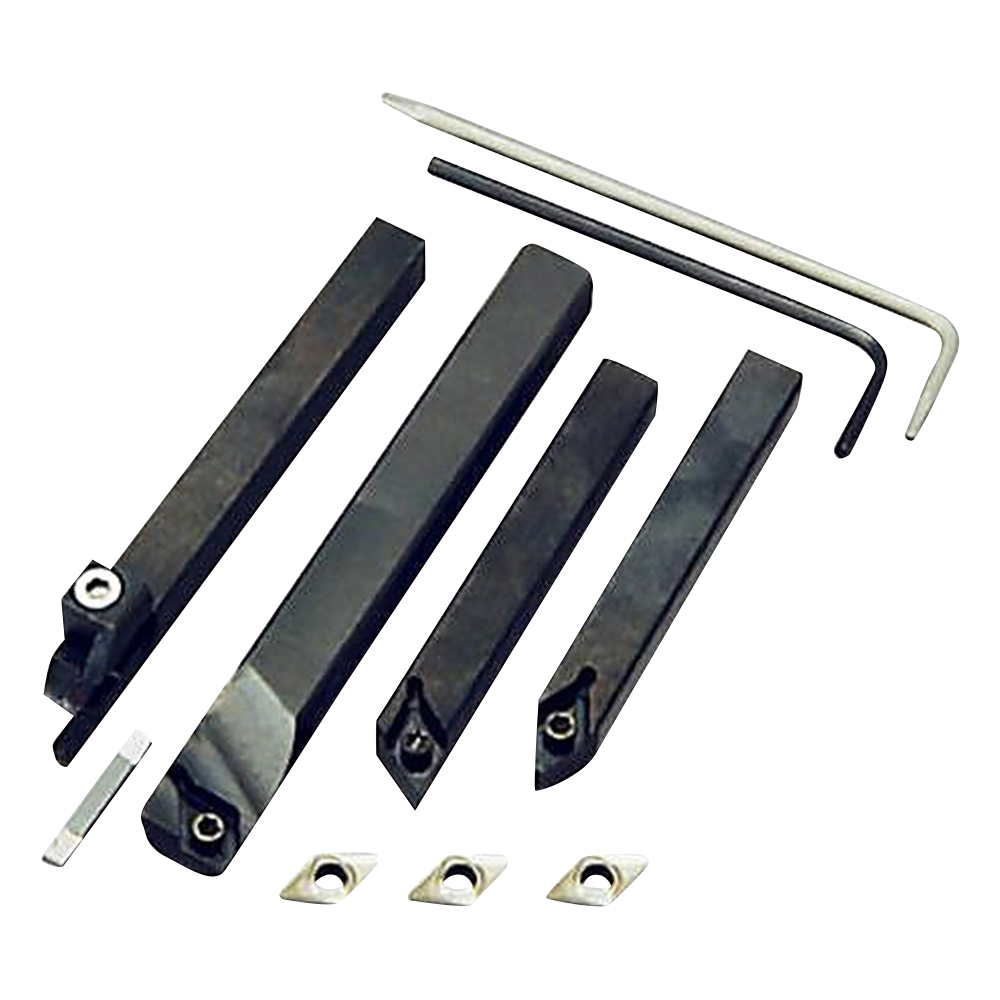 卓上旋盤超硬スロアウエイバイト 4本セット Compact3/Compact7用