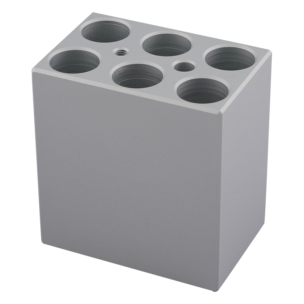 ミニブロックバス（ビーズ・ウォーターバス兼用）用 ブロック 15mlPCRチューブ 6本用 MD-MINI-B03