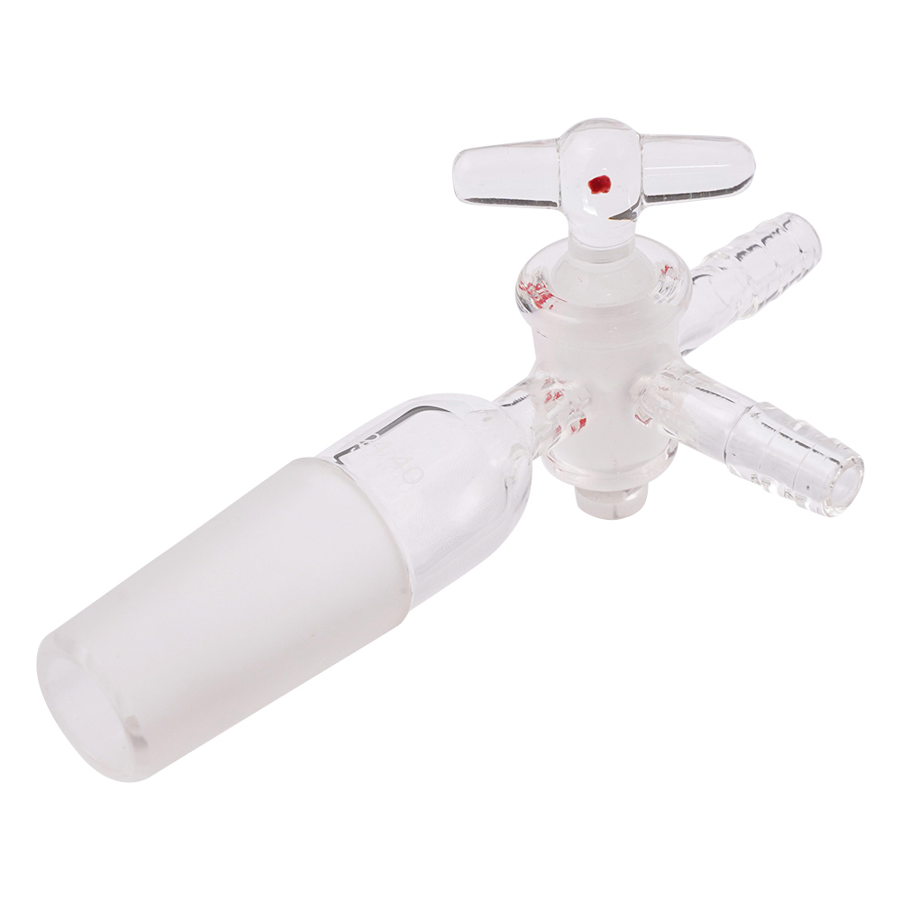 ジョイント付三方コック ガラスコック TS24/40