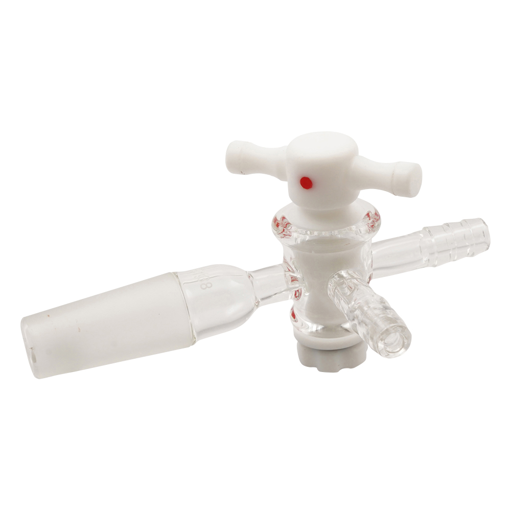 ジョイント付三方コック テフロンコック TS19/38