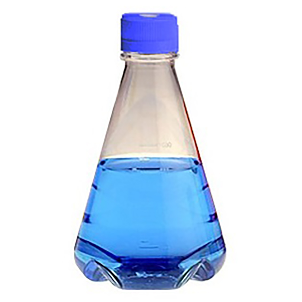 滅菌三角フラスコ（ベントフィルターキャップ／バッフル底） 125mL 1箱（24個入） 4116-0125