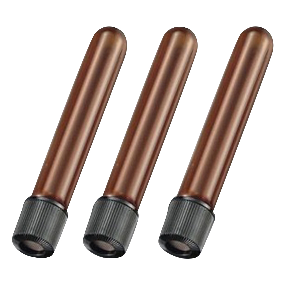 ホールねじ口試験管 褐色 NR-10H（褐色） φ16.5×105×φ10.0 12mL 1箱（100本入） NR-10H