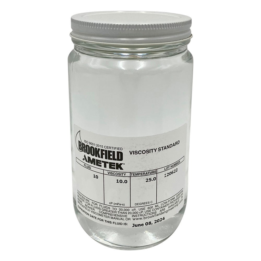 ブルックフィールド シリコン標準粘度液 10mPa・s 10 CPS