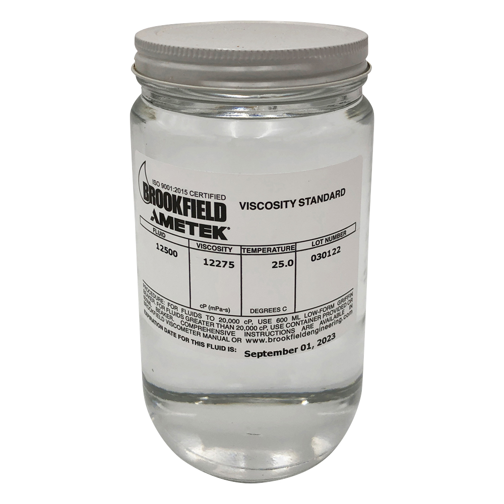 ブルックフィールド シリコン標準粘度液 12500mPa・s 12500 CPS