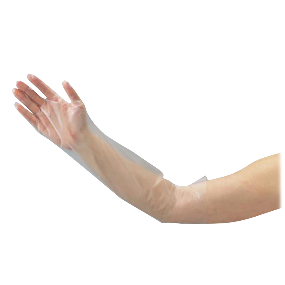 ポリエチレンロング手袋（ひじピタ） 100枚入 M