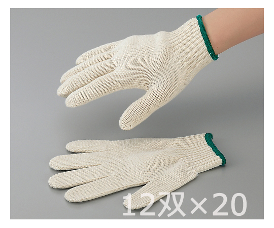 純綿 軍手 フリーサイズ 20ダース 240双入 750