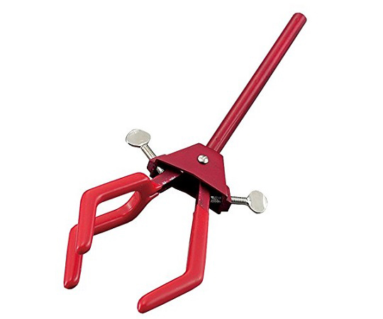カラー両開きクランプ 大 赤