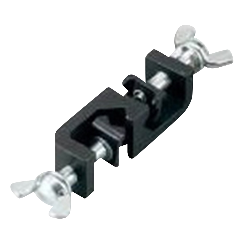 実験器具保持具 角ムッフ爪付・黒 角ムッフ爪付き・黒