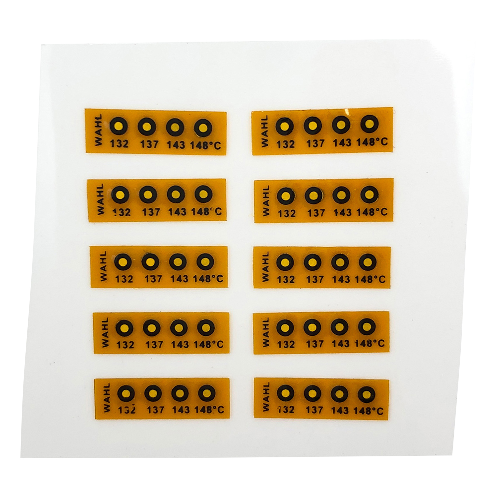 テンプ・プレート（不可逆性）4点表示 1箱（10枚入） 450-132