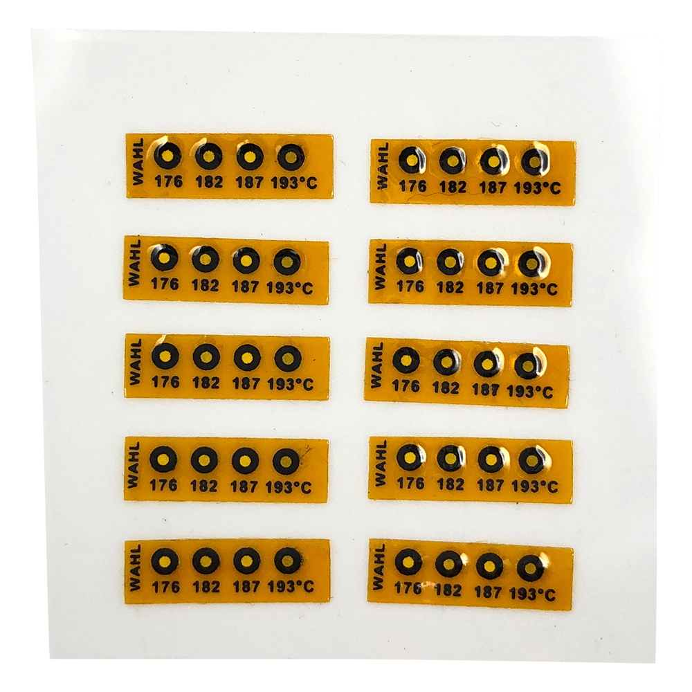 テンプ・プレート（不可逆性）4点表示 1箱（10枚入） 450-176