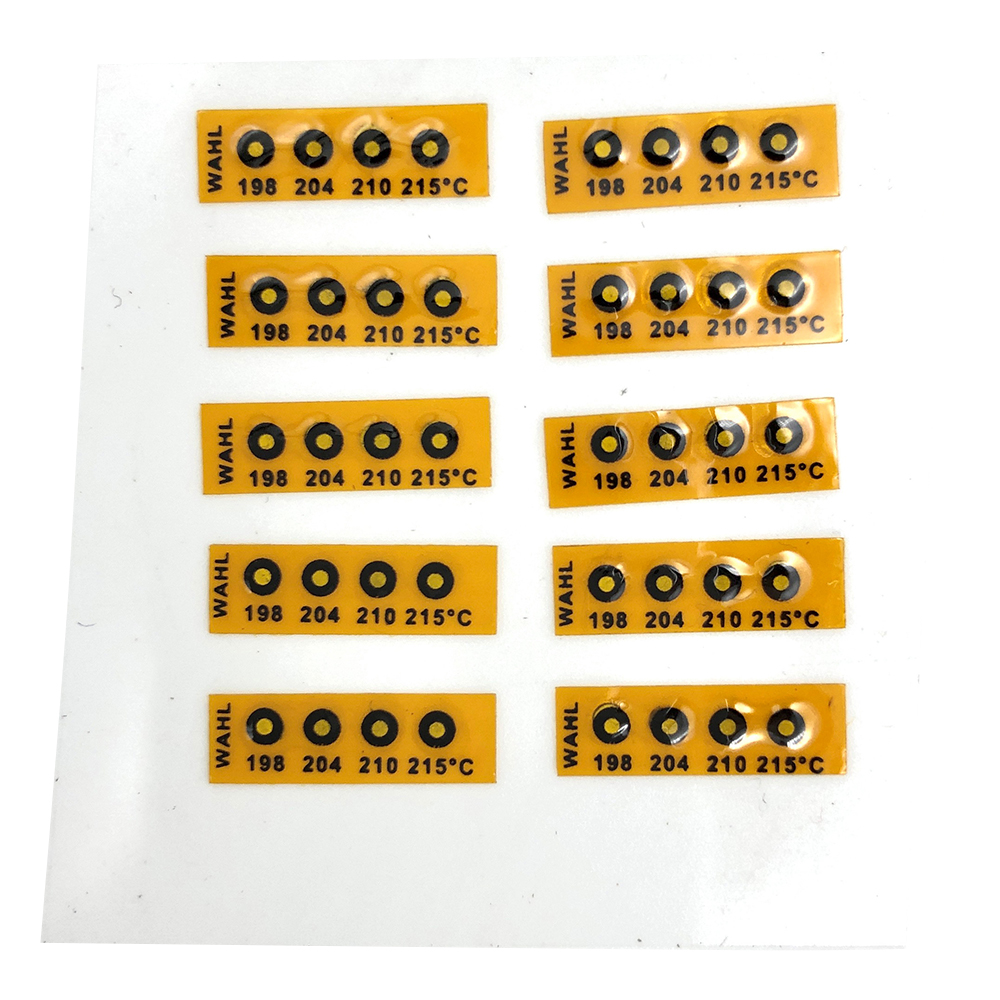 テンプ・プレート（不可逆性）4点表示 1箱（10枚入） 450-198