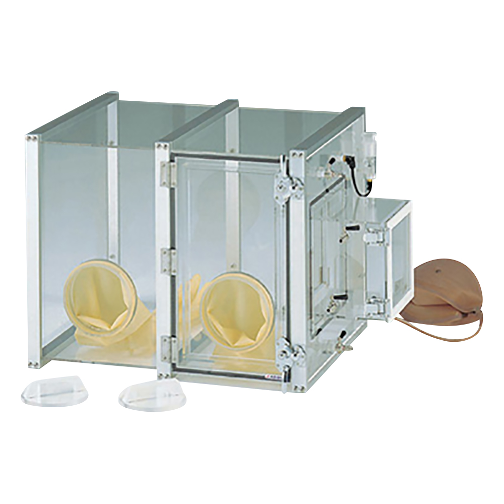 グローブボックス 陽圧式 745×480×480mm