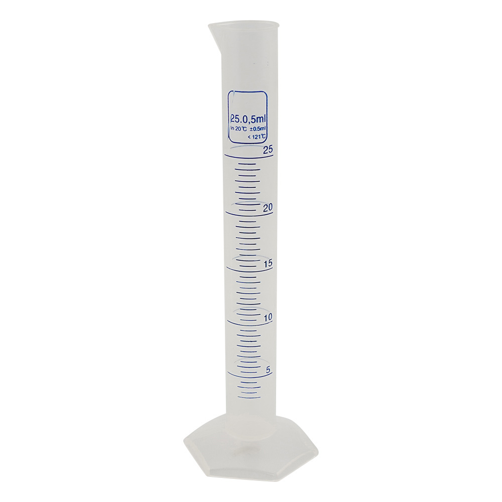 PPメスシリンダー 25mL PPM25