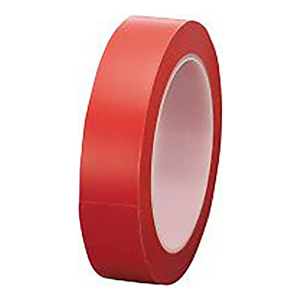 クリーンルーム用ビニールテープ 赤 22221-083