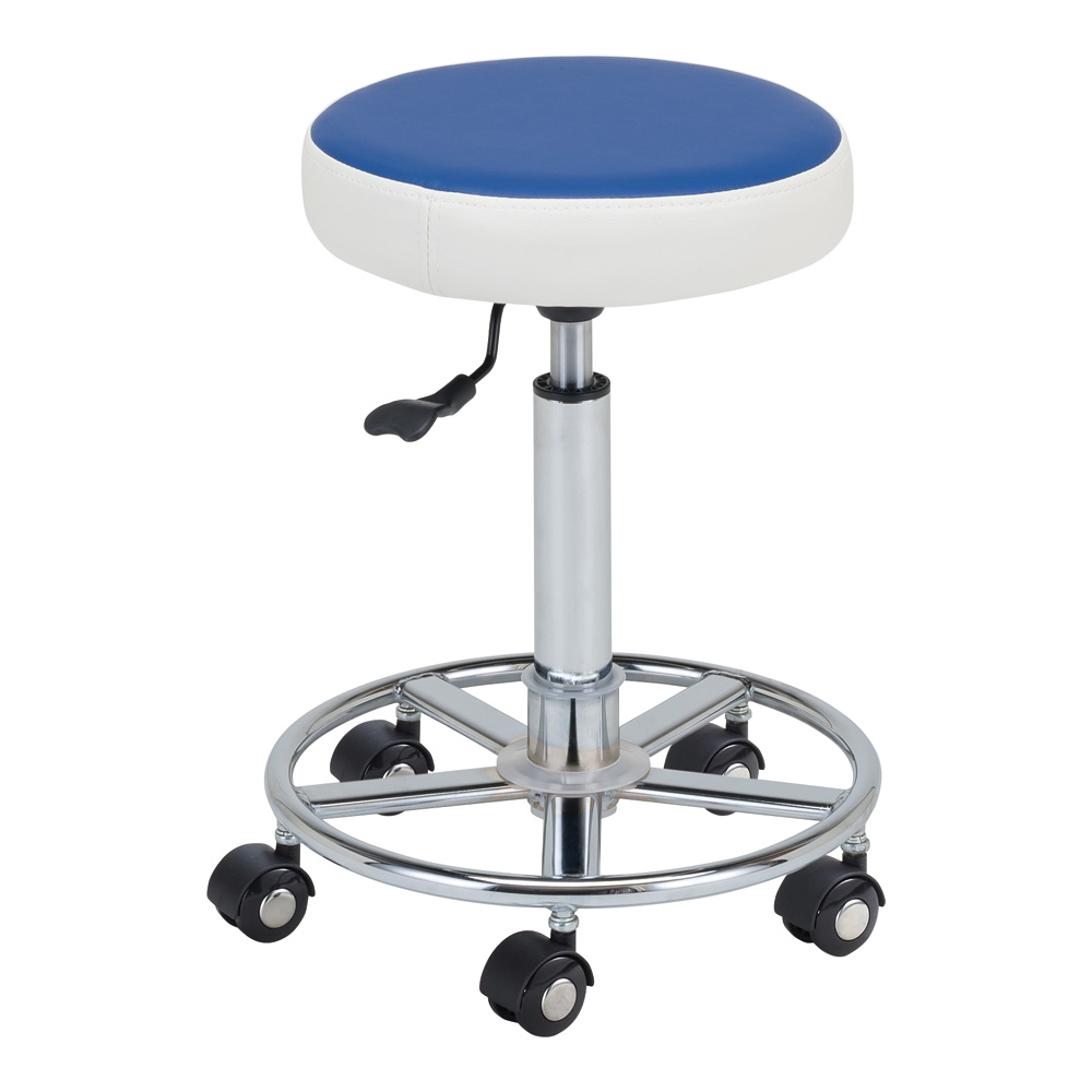 カラートレンドチェアー 背もたれ無し ブルー CTC