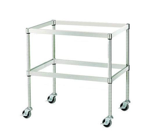 バスケットワゴン 2段 バスケット4個使用可 AS002-N01