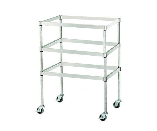 バスケットワゴン 3段 バスケット6個使用可 AS002-N02