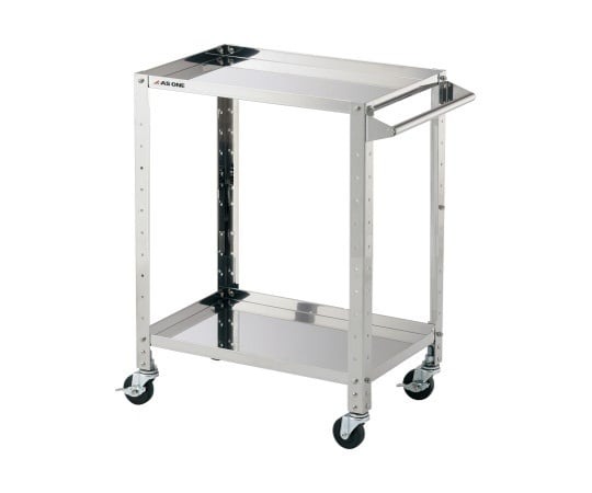 ステンレスヘビーワゴン 枠付き 2段