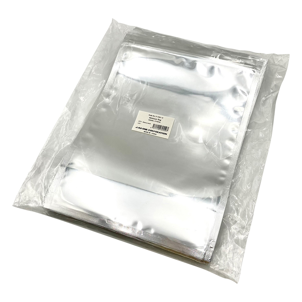 自立式チャック付きアルミ袋 幅：240×チャック下：324mm 底幅70mm 1袋（25枚入） CTAB340