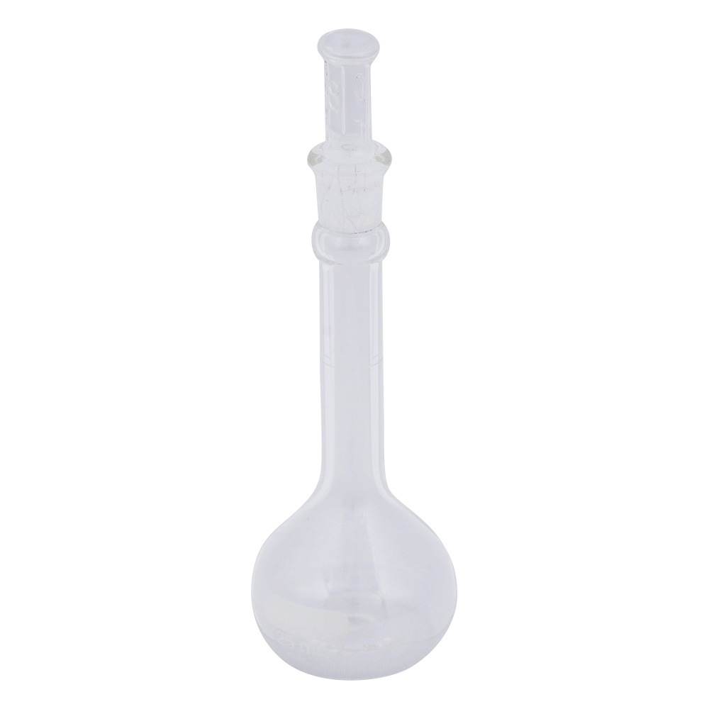 メスフラスコ CLassA 白・保証書付き 25mL 5680-25