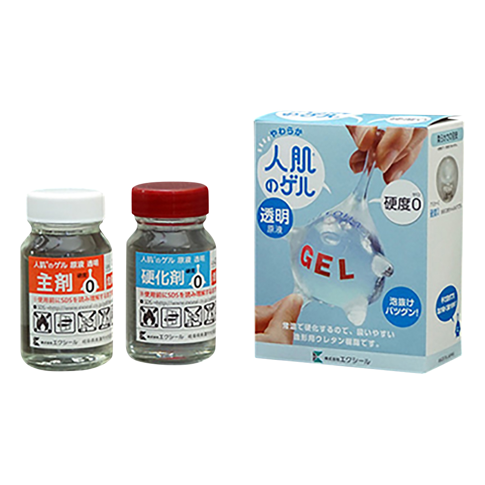 人肌(R)のゲル原液（常温硬化・透明）　アスカーC0　100g HT01-35001