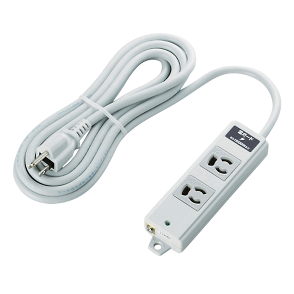 二重構造OAタップ 雷サージ 2口 3m T-WRMK3230LG/RS