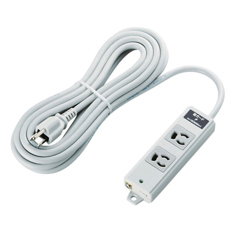 二重構造OAタップ 雷サージ 2口 5m T-WRMK3250LG/RS