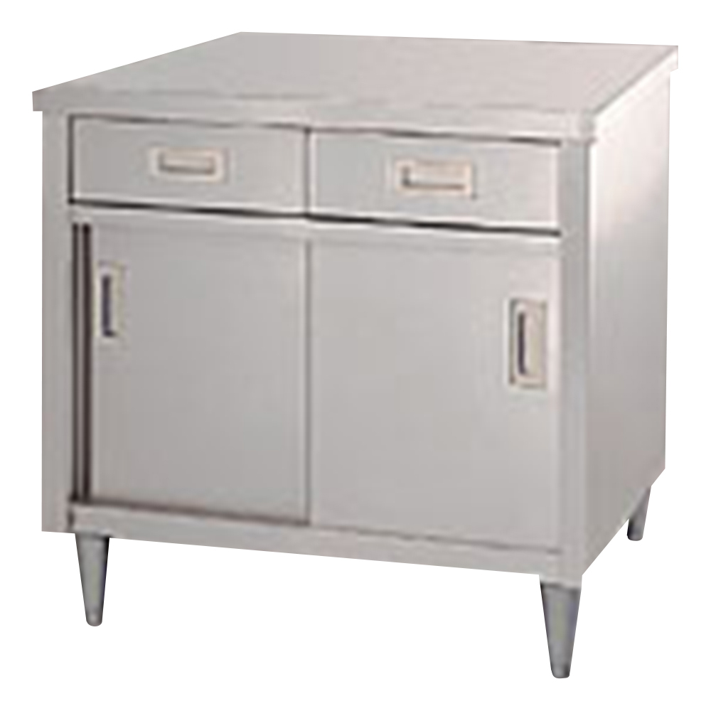 ステンレス作業台（SUS430・引出付） 1200×600×800mm ED-12060