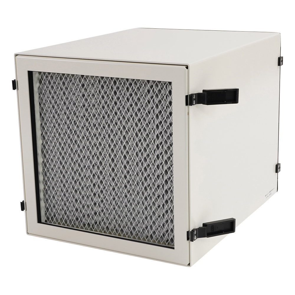 Ｍ型排気ファンオプション（活性炭・除塵フィルターユニット） HEPAフィルターユニット