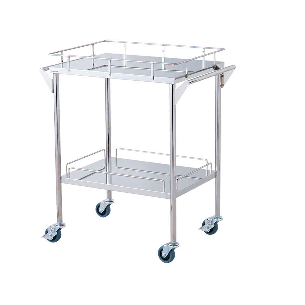 ステンレスグリーンカート SS-2S（静音タイプ） 2段 720×450×835mm