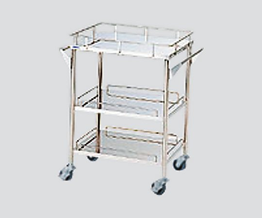 ステンレスグリーンカート SS-3S（静音タイプ） 3段 720×450×835mm