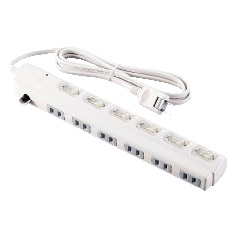 OAタップ コード2m コンセント6個口 SK-6S02W