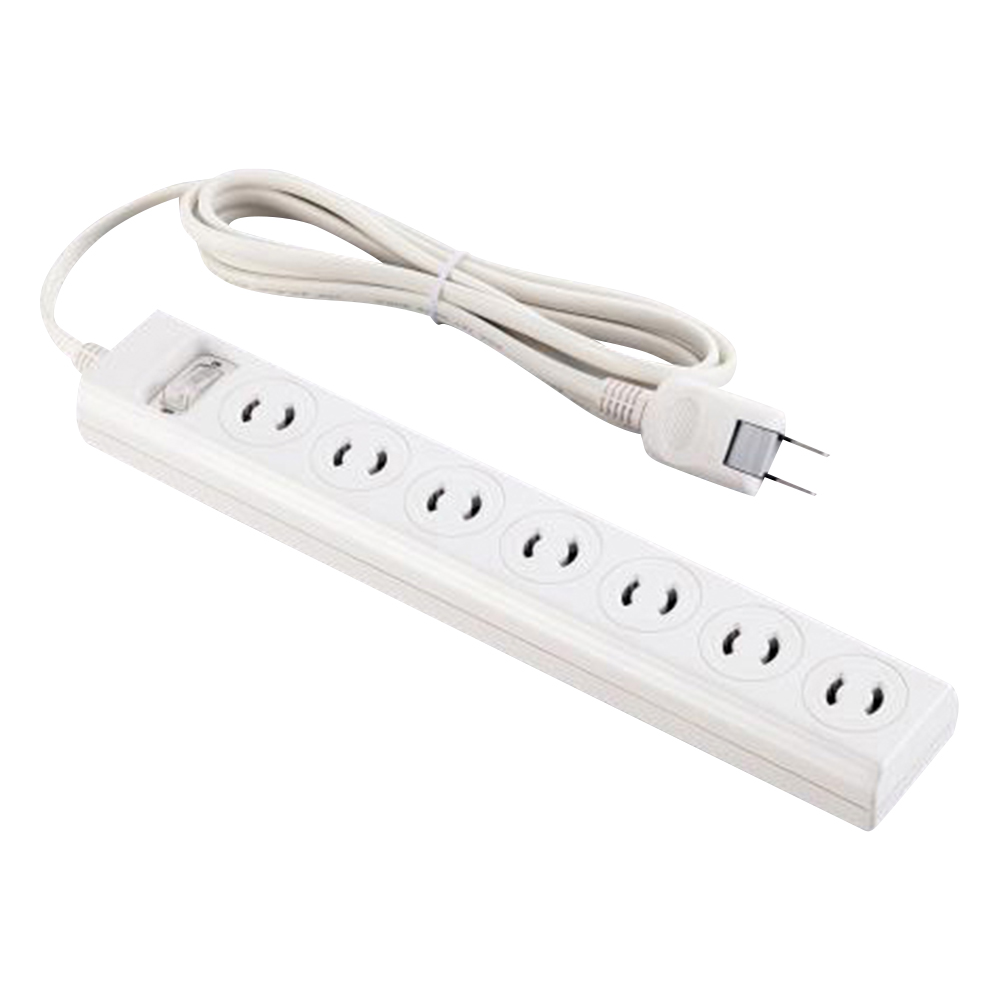 OAタップ コード2m コンセント7個口（2芯） SK-7T2L02W