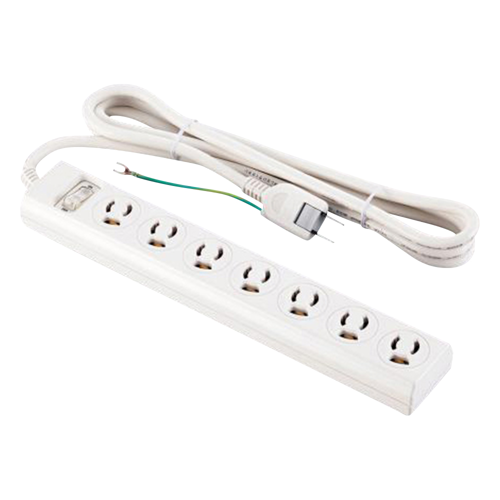 OAタップ コード2m コンセント7個口（3芯） SK-7T3L02W