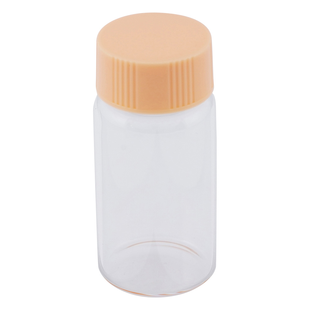 CCスクリュー管 透明 オレンジキャップ 20mL 1箱（50本入） No.5