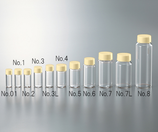 CCスクリュー管 透明 イエローキャップ 10mL 1箱（100本入） No.3L