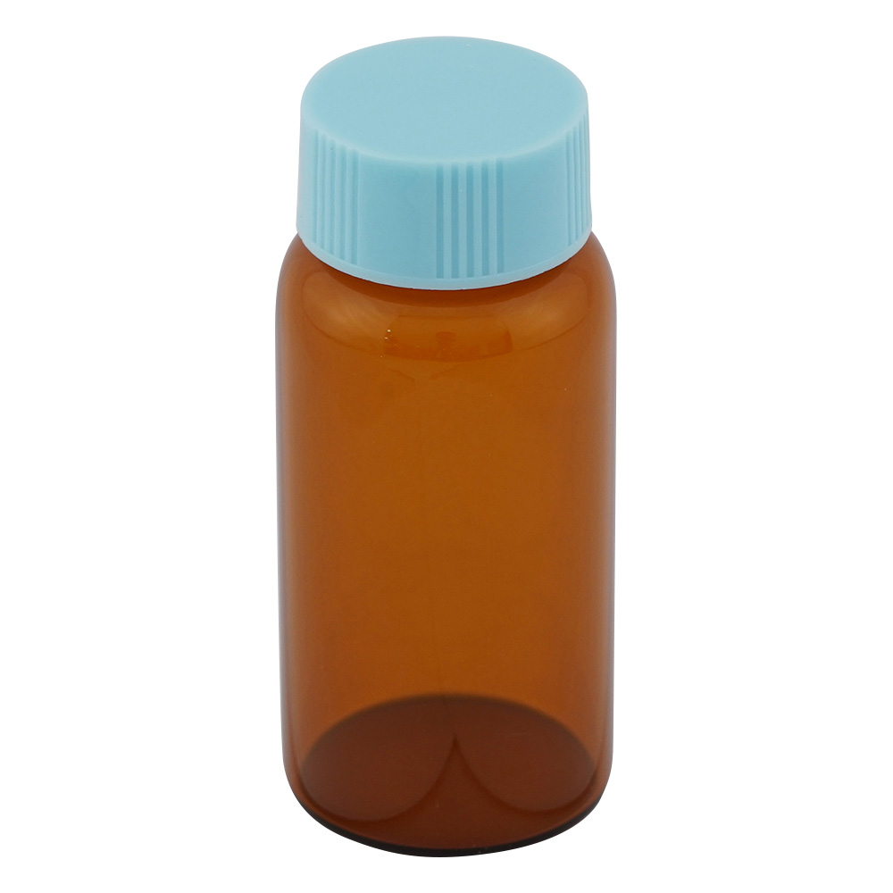 CCスクリュー管 褐色 ブルーキャップ 30mL 1箱（50本入） No.6