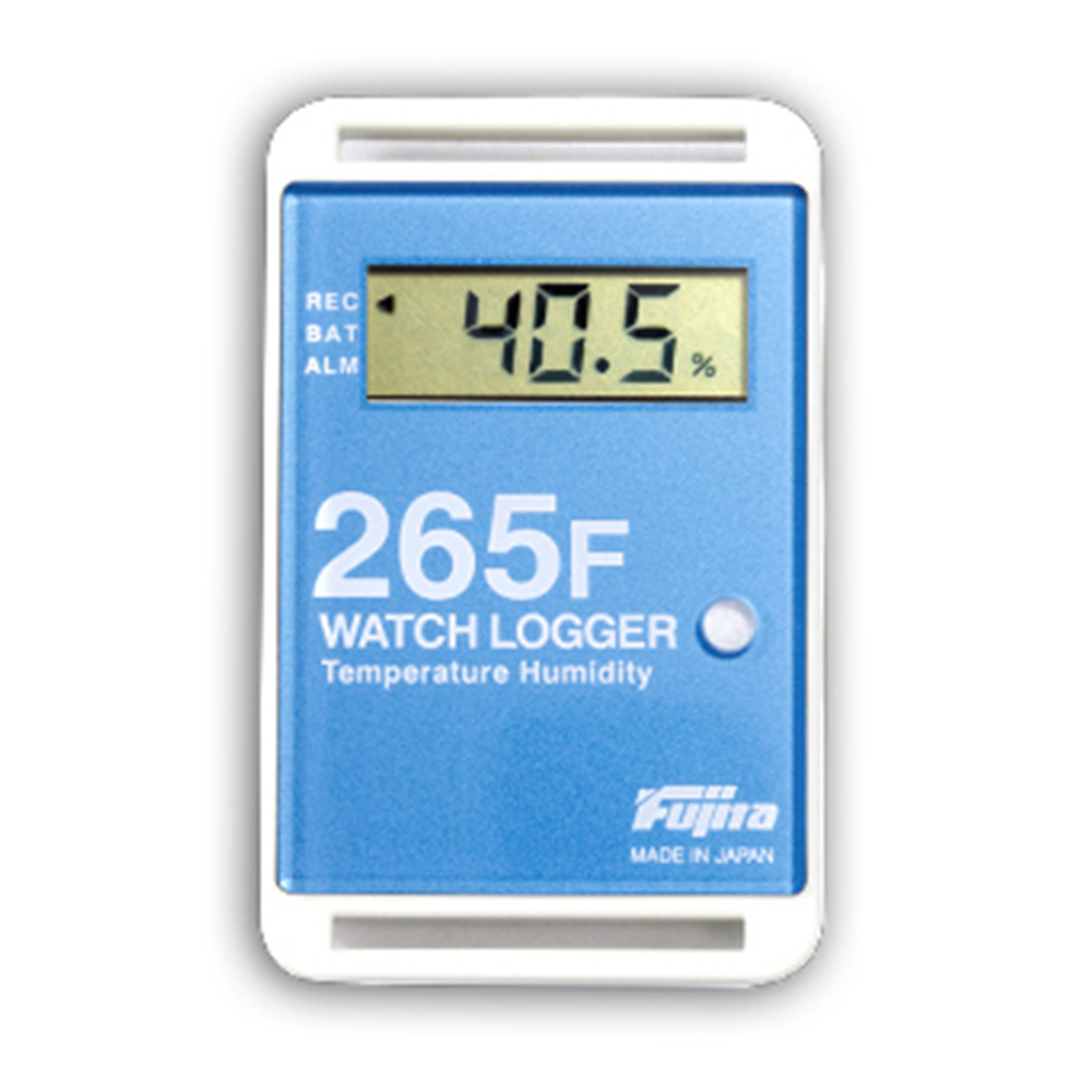 サンプル別個別温度管理ロガー 温湿度タイプ 青 KT-265F/B