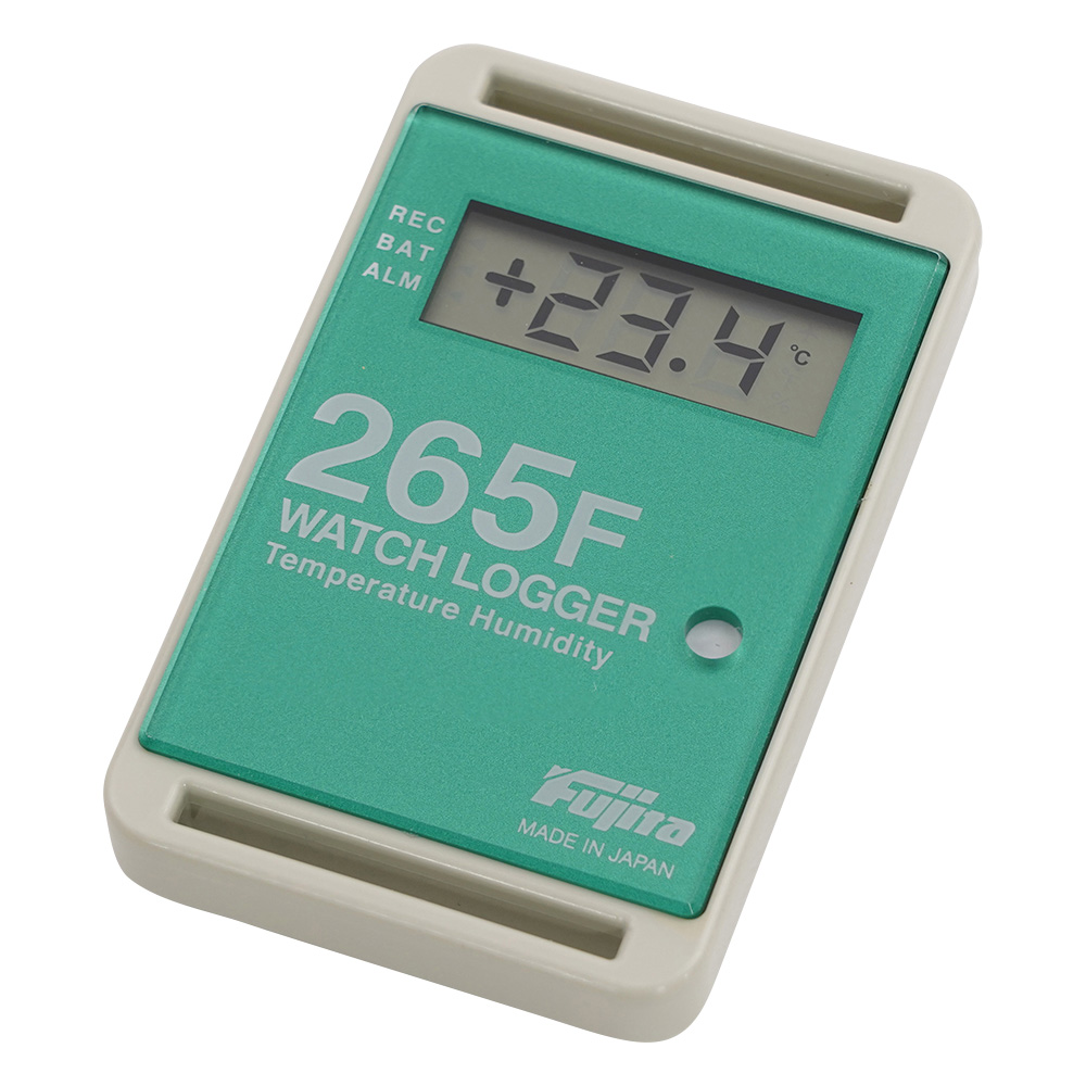 サンプル別個別温度管理ロガー 温湿度タイプ 緑 KT-265F/G