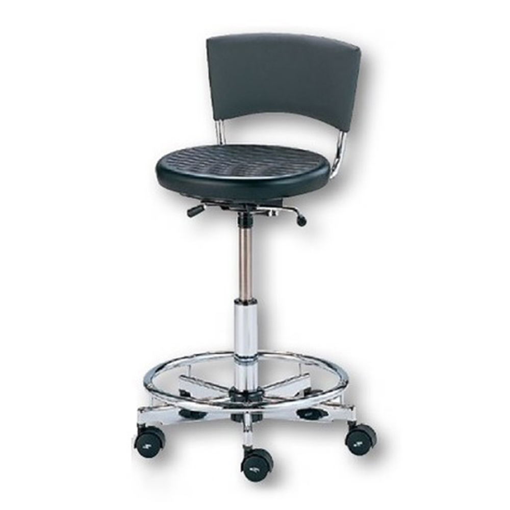 研究者専用チェアー 背有り リング有り LC-60R