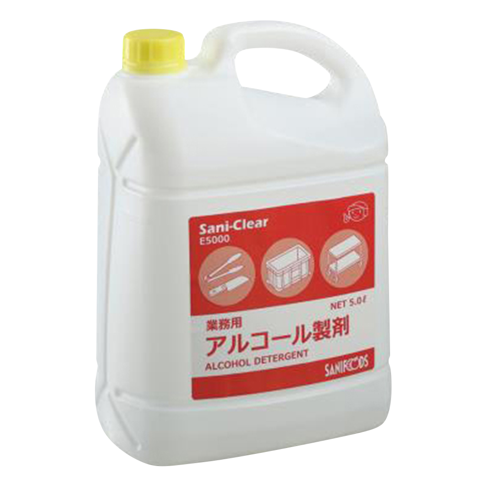 業務用アルコール製剤 Sani-Clear （サニクリア） 5L×1本入 E5000