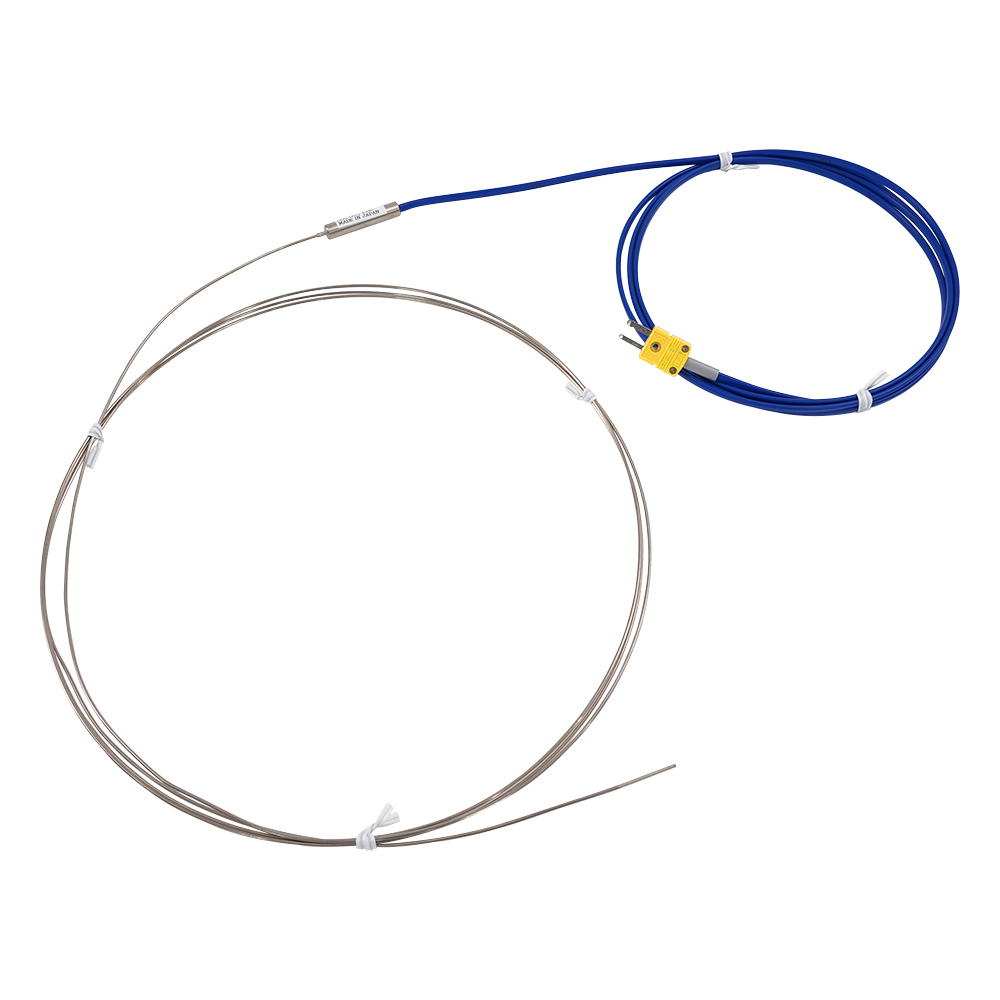 Kシース熱電対（SUS316ロングシースタイプ）650℃ φ1.6×3000mm K-316-1.6-3000