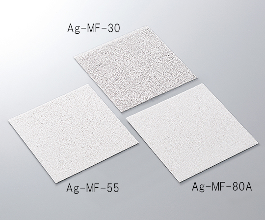 金属多孔質体 （銀） 100×100mm 厚さ1mm 気孔径0.16mm Ag-MF-80A-□100-1
