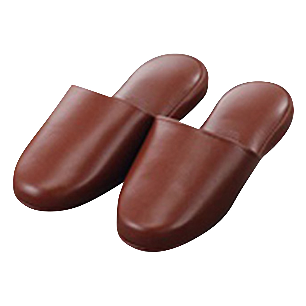 抗菌ビニールスリッパ ブラウン 348552