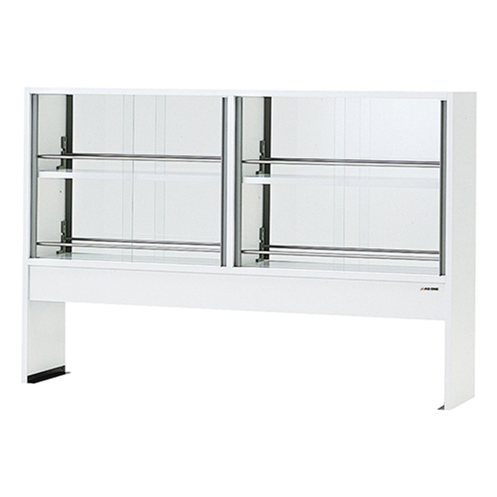 試薬棚 （両面型・ガラス戸付き） 1500×300×1000mm TEB-1530