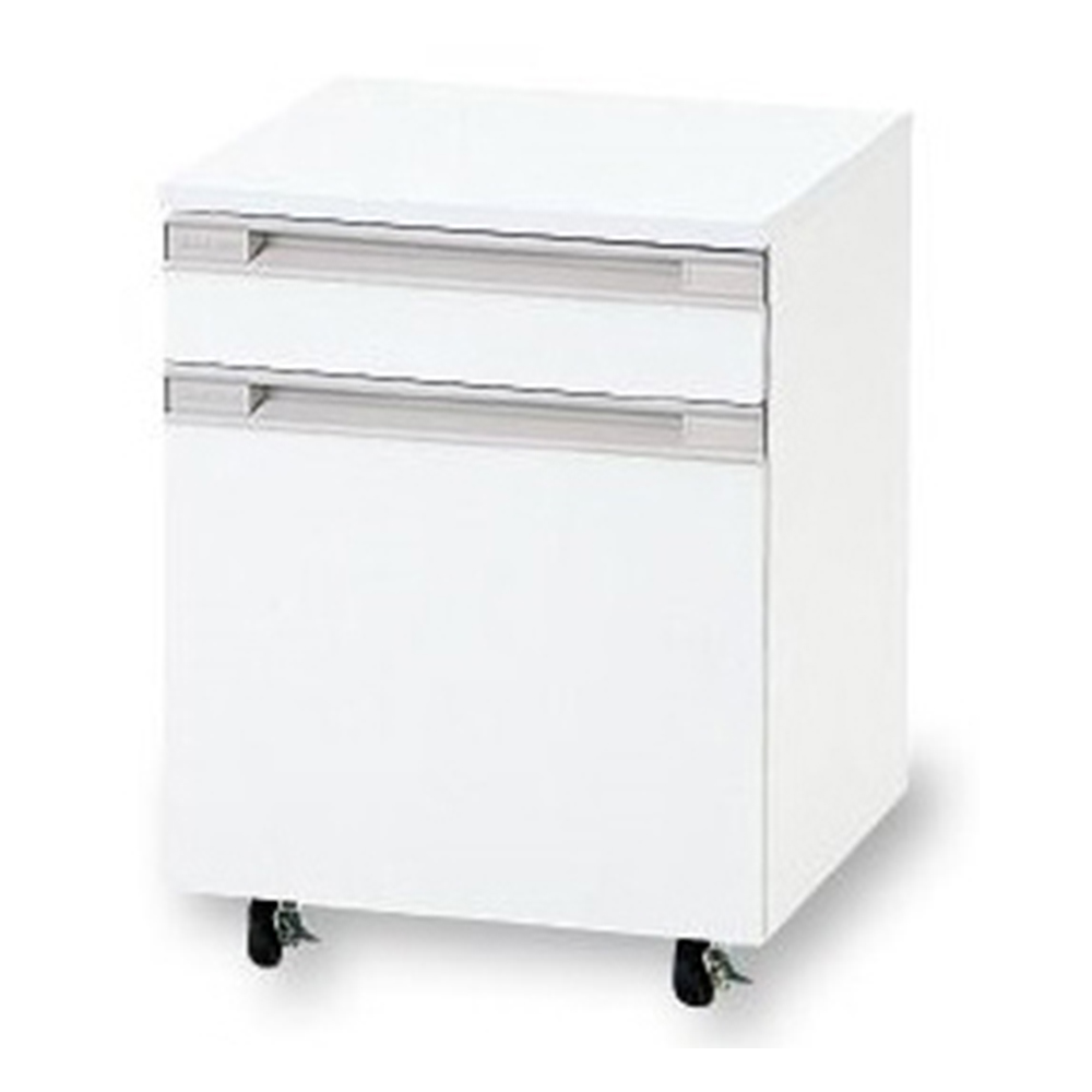 移動式ユニット 引出し1段・開き戸1個 2L