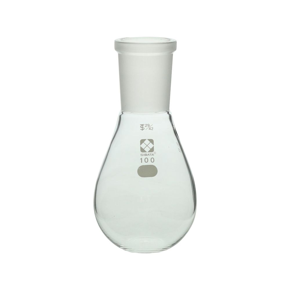 共通平底なす形フラスコ 29/42 100mL