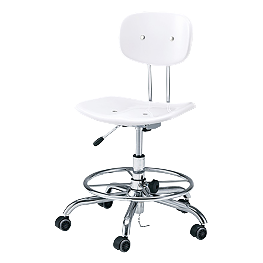 クリーンルーム用導電チェア リング付き FRP-5CSR