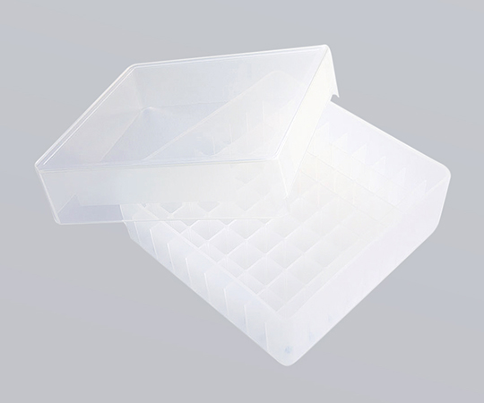 ストレージボックス HS120034 透明 130×130×47mm 81本収納 1袋（5個入） HS120034(透明)